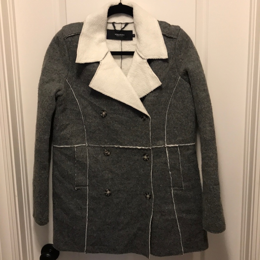 Vero Moda VMBRIT Wool Jacket Coat - Size XS